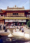 El Palacio Norbulingka en agosto de 1993.