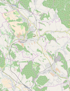 Mapa lokalizacyjna Nowej Rudy