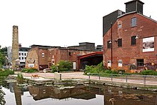 The Don Valley Brick Works was a clay quarry that provided bricks used in many local buildings from the late-19th to 20th centuries. ONTARIO-00344 - Evergreen Brick Works (14840800154).jpg