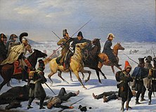 Partida dos franceses de Moscou.  Sukhodolsky (1844)