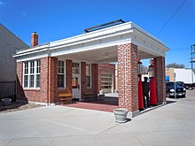 Standard Oil Red Crown Service Station, Ogallala, Nebraska Ogallala Gas Station.JPG