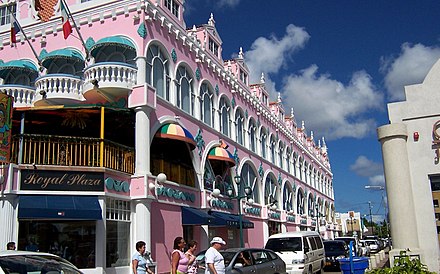 Oranjestad, the capital of Aruba