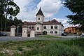 English: Osek, a village in Strakonice District, Czech Republic, castle Čeština: Osek okres Strakonice, zámek