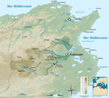 Map of Sebkhet de Sidi El Hani