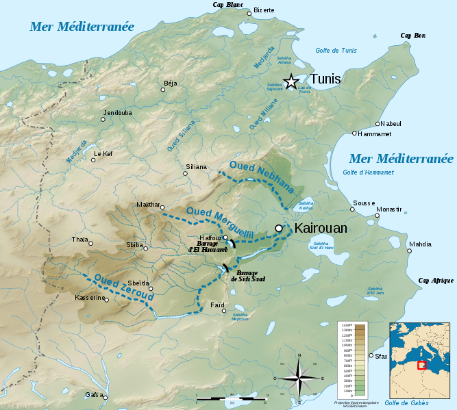 File:Oued Zeroud Merguellil Nebhana drainage basin-fr.svg