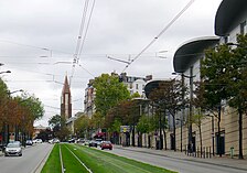 Looking toward the Church of Saint Anthony of Padua.