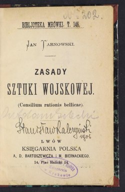 Okładka lub karta tytułowa