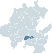 Location of Pachuca within Hidalgo