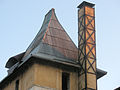Turmhaube, abgerissene Metallabdeckung (2010)