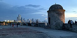 Panorama Bocagrande from Bastion Santiago Apostol CTG 11 2019 9822.jpg