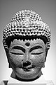 Head of Buddha, 10th–11th century. Cast iron, h. 37.4 cm. National Museum of Korea.