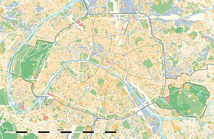 посмотреть на карте Парижа