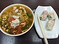 File:Phở gà and Vietnamese Sprill Roll Taipei.jpg