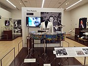 Tito Puente’s timbales on exhibit.