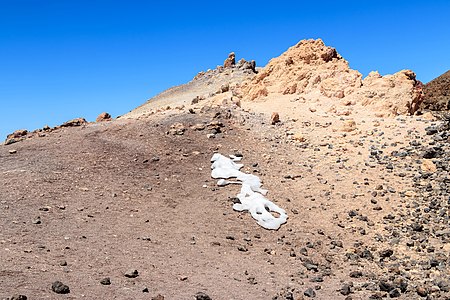 Snow Pico del Teide Tenerife