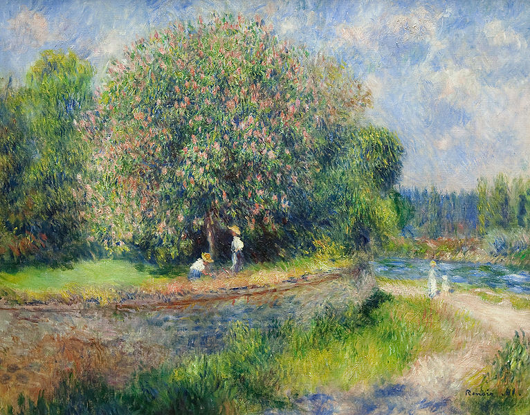 File:Pierre-Auguste Renoir - Chestnut Tree in Bloom.jpg