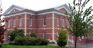 Platte County Courthouse, seit 1979 im NRHP gelistet[1]