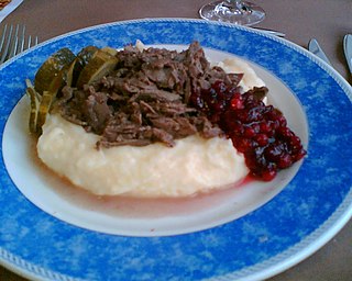 <span class="mw-page-title-main">Sautéed reindeer</span> Traditional Scandavanian and Russian meal