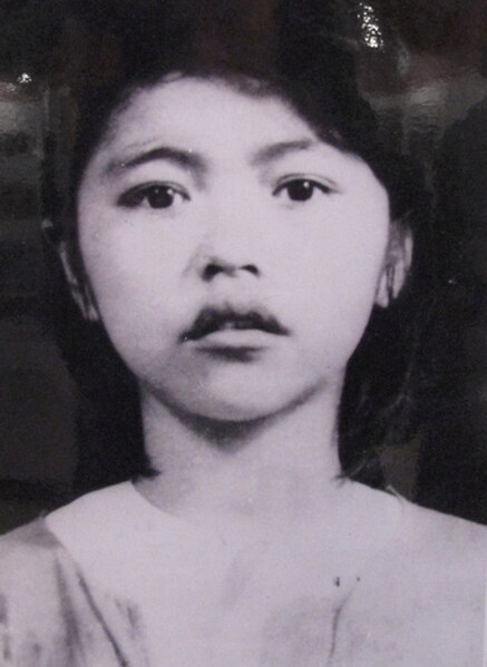 Portrait of Võ Thị Sáu at the Vung Tau Police Office.