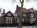 Two houses at Prins Hendriklaan 11-12, Nieuwegein (Vreeswijk). This complex used to be the headmaster's house of the nearby school for bargees. Its national-monument number is 526812.