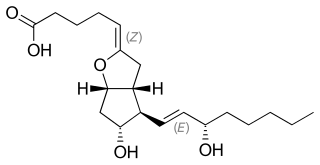 <span class="mw-page-title-main">Prostacyclin</span> Chemical compound