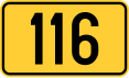 State Road 116 Schild}}