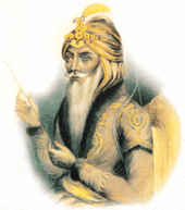 Ranjit Singh established secular rule over Punjab in the early 19th century. Ranjitsingh.gif