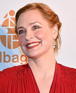 Regina Lund på Guldbaggegalan 2013.