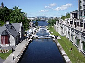 リドー運河の閘門
