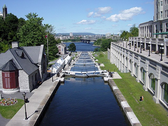 Rideau River Locks Map Rideau Canal - Wikipedia