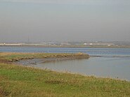 River Darent and Thames meet. Confluence 2 - geograph.org.uk - 195213