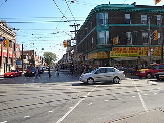 <span class="mw-page-title-main">East Chinatown, Toronto</span> Neighbourhood in Toronto, Ontario, Canada