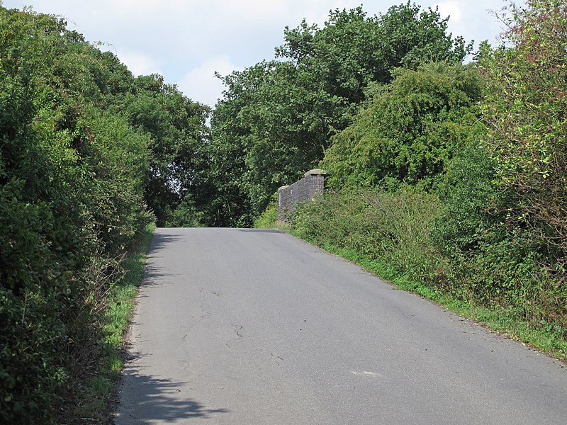 File:Road bridge over rail line, Great Bentley - geograph.org.uk - 3623649.jpg