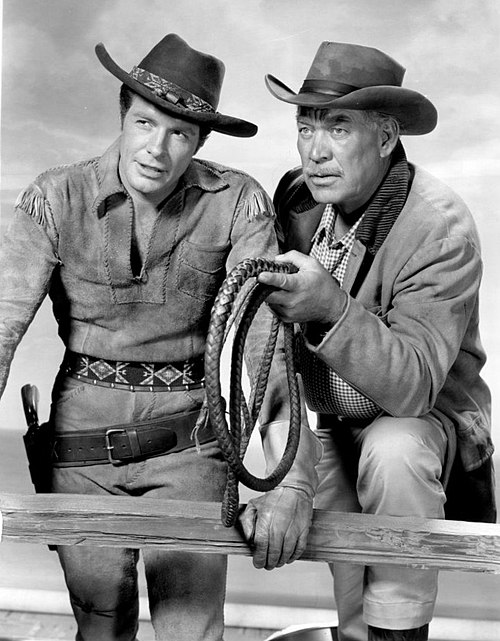 Robert Horton and Ward Bond