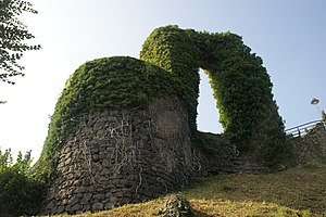 Burg Rolandseck: Einsturz des Bogens 1839, Tempelchen, Gastronomie