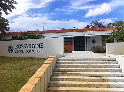 How to get to Rossmoyne Senior High School with public transport- About the place