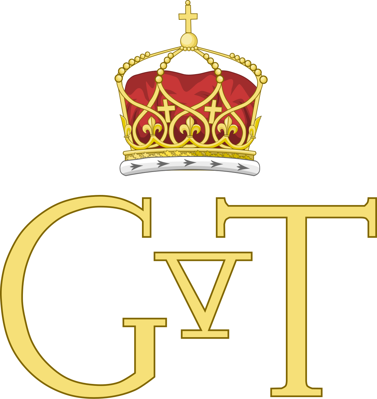 Download File Royal Monogram Of King George V Of Tonga Svg Wikipedia