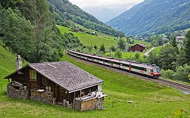 Glarus Sprinter в 2009 году между Linthal Braunwaldbahn и Rüti GL