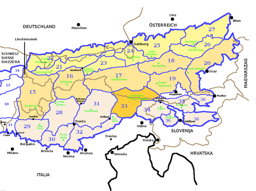 SOIUSA-Alpi Orientali-sezione33