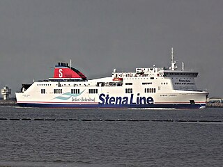 MS <i>Stena Scandica</i> Ferry serving Baltic Sea, between Nynäshamn, Sweden and Ventspils, Latvia.