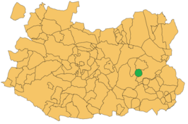 Kaart van San Carlos del Valle