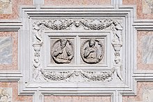 Church of San Zaccaria Venice - bas-relief on the facade