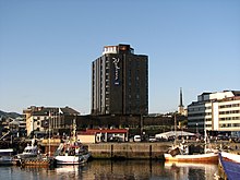 Bodø has an airport, railway station and a harbour within walking distance, and numerous hotels.