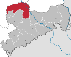 Localisation de Arrondissement de Saxe-du-Nord