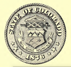 Seal of Colorado illustration, 1908