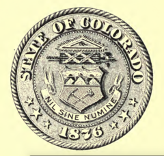 Seal of the State of Colorado, 1876