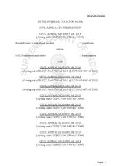 The judgement of the Supreme Court of India of 11 December 2013 did not find enough reason for portions of section 377 to be declared unconstitutional and overturned the Delhi High Court judgement Section 377 - CIVIL APPEAL NO.10972 OF 2013 Judgement.pdf