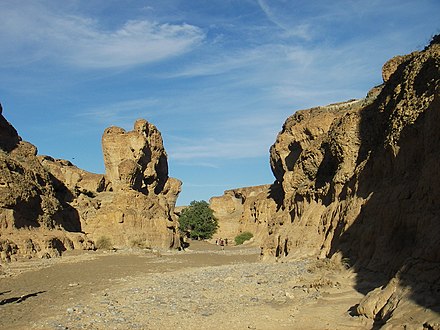The Sesriem canyon