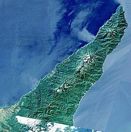 Shiretoko Peninsula Hokkaido Japan SRTM.jpg