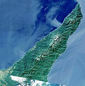 Penisola di Shiretoko Hokkaido Giappone SRTM.jpg